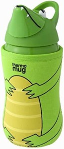 thermo mug クール・スポーツボトル グリーン 380ml Animal Bottle(アニマルボトル) AM18-38