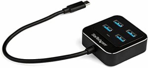 StarTech.com 4ポートUSB Type-Cハブ USB-C - USB 3.1 Gen 2 ハブ(10Gbps) バスパワー 4x USB-Aポート搭載USB-C HUB HB31C4AB