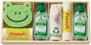 Frosch フロッシュ キッチン洗剤 ギフト セット グリーン フロッシュミニ(オーストリア)(100ml)・マイクロファイバークロス(中国)(25×25