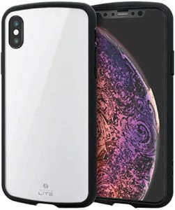 エレコム iPhone XS ケース 衝撃吸収 TOUGH SLIM LITE [薄く,軽く、傷にも強い] ホワイト PM-A18BTSLWH