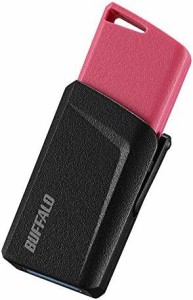 【送料無料】BUFFALO USB3.1(Gen1)プッシュスライドUSBメモリ 64GB ピンク RUF3-SP64G-PK