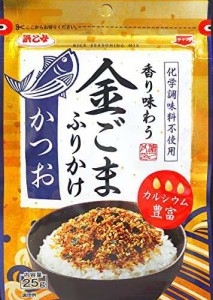 金ごまふりかけ かつお 25g×10袋