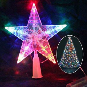 【送料無料】LEDMOMO クリスマス スターライト クリスマスツリー ライト 電池式 星 カラフル クリスマス 正月 装飾ライト