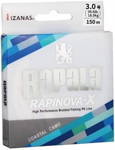 Rapala(ラパラ) PEライン ラピノヴァX カモパターン 150ｍ 4本編み RLX150M