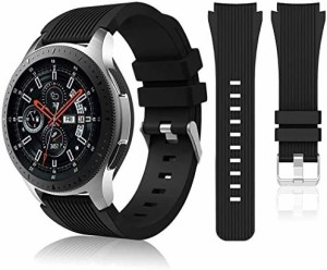 【送料無料】HSWAI 男女兼用 Samsung(サムスン) Galaxy Watch 46mmバンド Gear S3 Frontier クラシック 腕時計ベルト Galaxy Watch 3用ベ