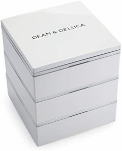 DEAN&DELUCA 三段重 小 ホワイト 13.5cm角 お弁当 ランチボックス ピクニック アウトドア