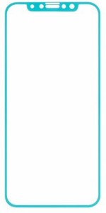 【送料無料】iFace iPhone11 Pro/XS/X 専用 ガラスフィルム 液晶保護シート [エメラルド]