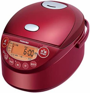 東芝 炊飯器 3.5合 IHジャー炊飯器 保温白米24時間 RC-6XM(R) 備長炭鍛造かまど 釜