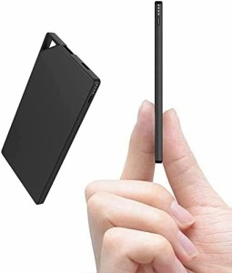 【送料無料】TNTOR モバイルバッテリー 軽量 小型 超薄 6mm 大容量 5000mAh 持ち運び便利 スマホ充電器 iPone＆Android対応 地震/災害/旅