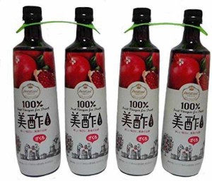 CJ シージェイ ミチョ美酢ザクロ酢 900ml×4本セット