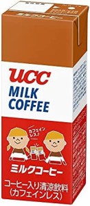 UCC ミルクコーヒー カフェインレス (紙パック) 200ml×24本