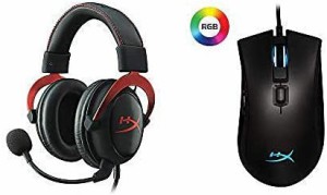 キングストン HyperX ゲーミングヘッドセット Cloud II KHX-HSCP-RD ＋ HyperX ゲーミングマウス Pulsefire FPS Pro RGB HX-MC003B セッ