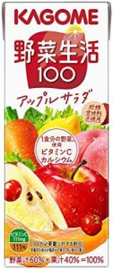 カゴメ 野菜生活100 アップルサラダ 200ml ×24本