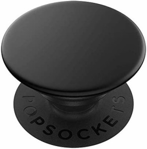 PopSockets ポップグリップ Aluminum Black(アルミニウム ブラック)