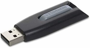 【送料無料】Verbatim バーベイタム USBメモリ 128GB ノック式 スライドタイプ USB3.0対応 USBV128GVZ2