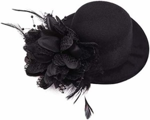 Frcolor ヘッドドレス レディース ヘアアクセサリー 帽子クリップ 髪飾り トーク帽 ヘアピン ミニハット 髪留め パーティー 結婚式 発表