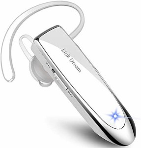 Bluetooth ワイヤレス ヘッドセット 片耳 マイク内蔵 ハンズフリー通話 日本技適マーク取得品 長持ちイヤホン IOS Android Windows対応 (