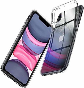 Spigen iPhone 11 ケース 6.1インチ 対応 TPU 全面クリアケース 透明 傷防止 レンズ保護 薄型 軽量 Qi充電 ワイヤレス充電 クリア リキッ