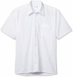 [トンボ学生服] さわやかなフレッシュホワイトスクールシャツ 半袖 T-12-17 ボーイズ