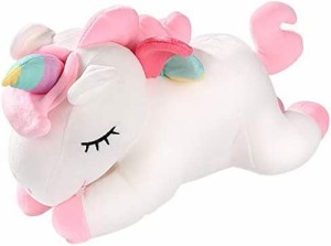 TOYMYTOY ユニコーンぬいぐるみ かわいい 人形 抱き枕　動物 キッズ 玩具 スーパーソフト 女の子 子供 ギフト （40CM）