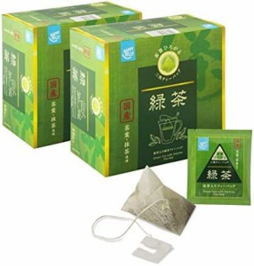 Happy Belly 伊藤園 国産 宇治抹茶入り緑茶 ティーバッグ 96袋(1.5g×48袋 × 2箱)