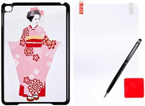 GLOW iPad mini4 オリジナルケース【保護フィルム&タッチペン】3点セット 舞妓B(3573-47)