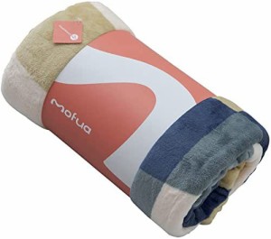 【送料無料】ナイスデイ mofua(モフア) 毛布 チェック柄グリーン ダブル (180×200cm) Heatwarm 発熱 +2℃タイプ ブランケット 冬 あった