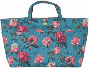 【送料無料】DDintex ディーディーインテックス FLORET LONDON バッグインバッグ03 デカダント・ブルームス ブルー 27×5×15cm [リバテ