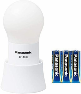 【送料無料】パナソニック LEDランタン 乾電池エボルタNEO付き 電球色 ホワイト BF-AL05N-W