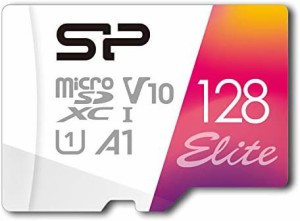 シリコンパワー microSD カード 128GB class10 UHS-1 対応 最大読込75MB/s full HD SP128GBSTXBV1V20JA