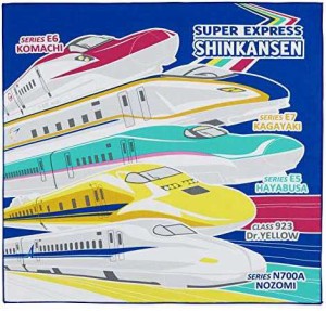 OSK 弁当箱 ランチクロス ナフキン 新幹線 [約43x43cm] 日本製 NF-1 ブルー