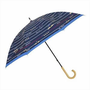 小川(Ogawa) 日傘 レディース 長傘 遮熱 遮光 UVカット 99%以上 8本骨 50cm ピーナッツ スヌーピー サーフアップ 晴雨兼用 はっ水 裏面黒