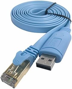 DSD TECH SH-RJ45P USB コンソール変換ケーブル PL2303GTチップ搭載 シスコルータ/スイッチに適用 1.8M/5.9FT