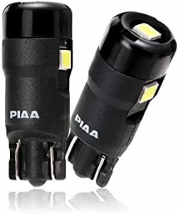 【】PIAA ポジション用 LEDバルブ 6600K 高光度 全方向高拡散LED 12V・1.2W・100lm T10 車検対応 2個入 X7362