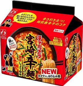 明星 チャルメラ 宮崎辛麺 5食パック 480g ×6個