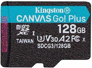 キングストン microSD 128GB 170MB/s UHS-I U3 V30 A2 Nintendo Switch動作確認済 Canvas Go! Plus SDCG3/128GB