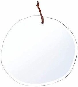 ダルトン(Dulton) 鏡 ウォール ハンギング ミラー クラウド オーバル 高さ240×幅265×奥行10mm WALL HANGING MIRROR CLOUD OVAL H19-003