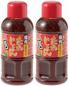 【送料無料】[宮島醤油] 焼肉のたれ 甘口 ごまがたっぷり たれじまん 600g ×2本