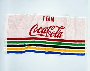 コカ・コーラ コカコーラ COCA-COLA TEAM Coca-Cola 今治タオル ふわふわ 日本製 スポーツタオル ギフト/PJ-OL03 英字ロゴ/ペニージャパ