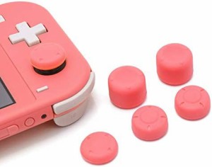 Nintendo Switch Liteグリップキャップ　Switch用スティックキャップ　スティックカバー　ジョイコングリップ　ピンク　Switch適用