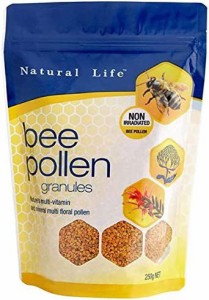 ナチュラルライフ ビーポーレン 250g 西オーストラリア産 ミツバチ花粉 [国内正規品] 100%純粋 天然 非加熱 100%ピュア Bee Pollen 大容