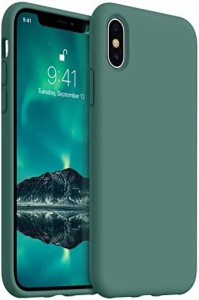 AOTESIER iPhone Xs Max ケース 6.5インチ 対応 ソフト タッチ シリコンケース 薄型 超軽量 指紋防止 擦り傷防止 全面保護 耐衝撃カバー