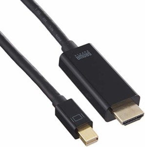 サンワサプライ ミニDisplayPort-HDMI変換ケーブル(ミニDisplayPortオス-HDMIオス) HDR対応 3m ブラック KC-MDPHDRA30