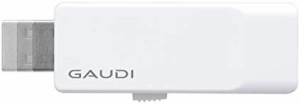 【送料無料】GAUDI USBメモリ 128GB シンプルコンパクトデザイン USB3.0 スライド式 GUD3A128G