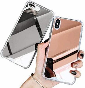 iPhone ケース 鏡 ミラー 携帯 TPU 耐衝撃カバー ケース For Iphone XR 7 8 11 XS MAX XSmax X 11Pro Max 7Plus 8Plus 11Pro Se 2020 エ