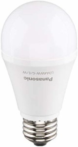 パナソニック LED電球 口金直径26mm 電球40形相当 温白色相当(4.4W) 一般電球 広配光タイプ 屋外器具対応 密閉器具対応 LDA4WWGEW1