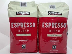 カークランド スターバックス ダークロースト エスプレッソコーヒー 1130g レギュラー(豆) (2)
