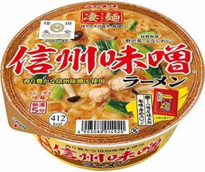 ニュータッチ 凄麺 信州味噌ラーメン 121g ×12個