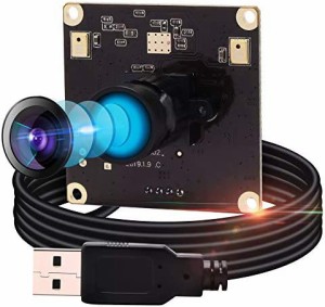 ELP カメラ 13MP USB カメラモジュール Usbウェブカメラミニカメラ/広角 ウェブカメラ フルHD 2880P ウェブカメラ/Sony IMX214 イメージ