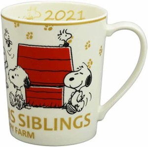 山加商店 「 PEANUTS (ピーナッツ) 」 2021年 イヤーズ マグカップ SN2021-11 350ml